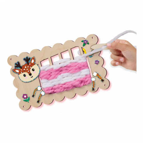 Kit creativ pentru copii cu accesorii incluse - Invat se tes [2]