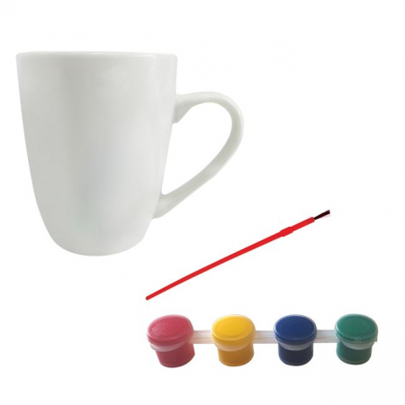 Produse art & craft-Lucru manual - Kit creativ Picteaza cana ta cu accesorii incluse