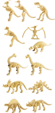 KIT EXCAVARE DINOZAURI 7CM [3]