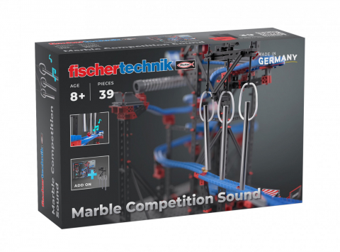 Jocuri si articole copii - Kit STEM Completare pentru Cursa cu bile metalice - Sunete, Fischertechnik