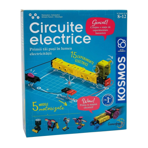 Jocuri si articole copii - Kit STEM Construieste circuite electrice, Thames & Kosmos