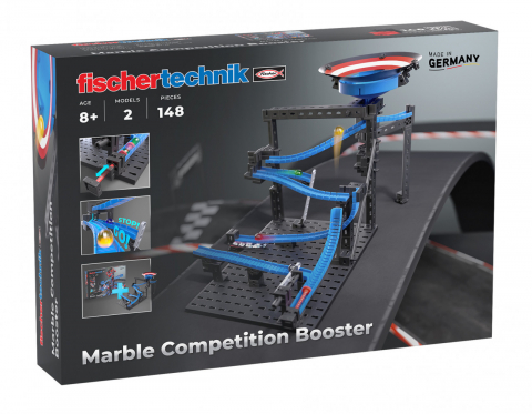 Seturi  de constructie - Kit STEM Cursa cu bile metalice - Booster, Fischertechnik