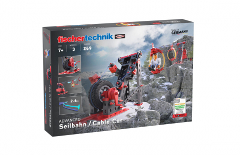 Jocuri si articole copii - Kit STEM Teleferic, Fischertechnik