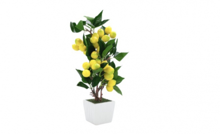Decoratiuni - Lamai artificial decorativ in ghiveci ceramic