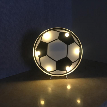 Lampa 6 leduri design Minge fotbal pentru copii [2]