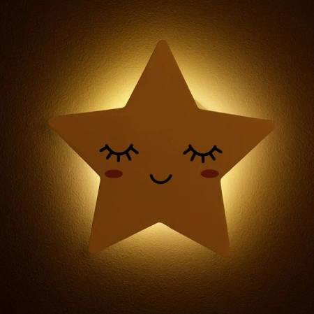 Lampa de perete decorativa din lemn cu led [2]