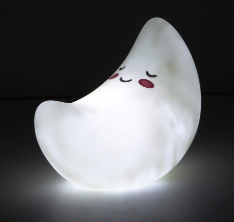 Lampa de veghe Led pentru copii, model semiluna,diverse culori,plastic, 14x8 cm [1]