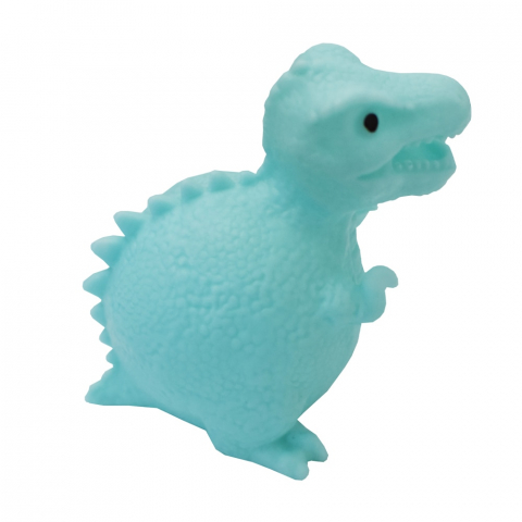 Decoratiuni - Lampa de veghe Led pentru copii, model T-rex,albastru,plastic, 13 cm
