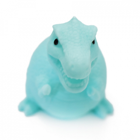 Lampa de veghe Led pentru copii, model T-rex,albastru,plastic, 13 cm [2]