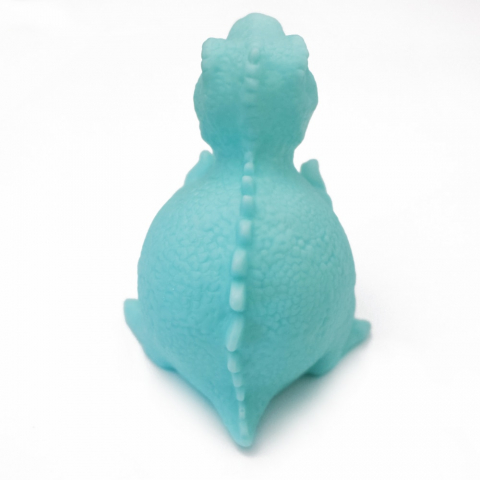 Lampa de veghe Led pentru copii, model T-rex,albastru,plastic, 13 cm [3]