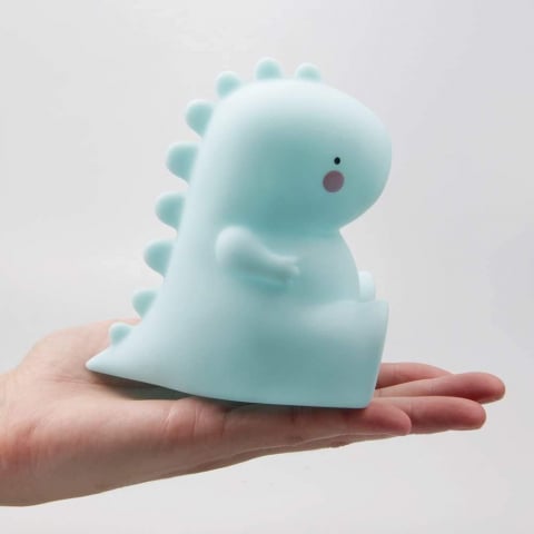 Lampa de veghe pentru copii, model dinozauri, diverse culori,plastic, 10x12 cm [6]