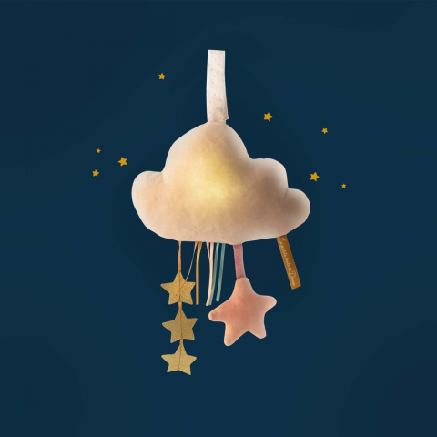 Lampă de veghe si jucarie bebe Nor luminos, Moulin Roty [1]