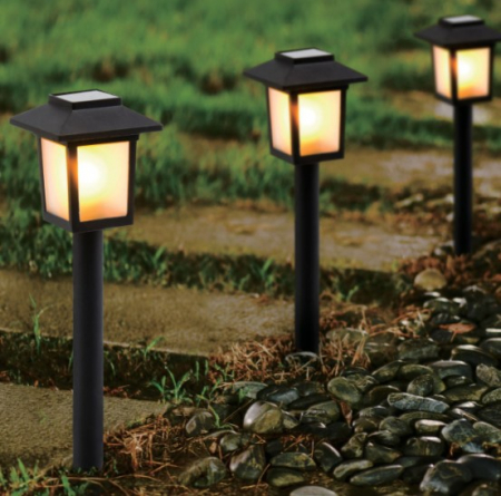 Lampa Led solara cu lumina tip flacara [2]