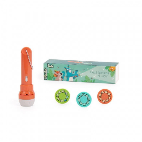 Idei de Cadouri Adulti si Copii - Lanterna cu povesti In jungla, Moulin Roty