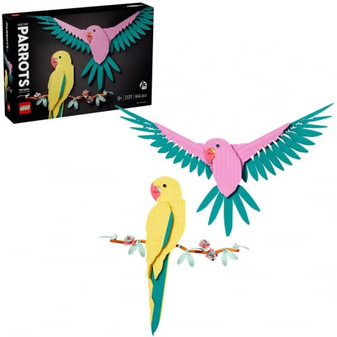 Jocuri si articole copii - Lego Art Colectia De Fauna Papagali Ara 31211