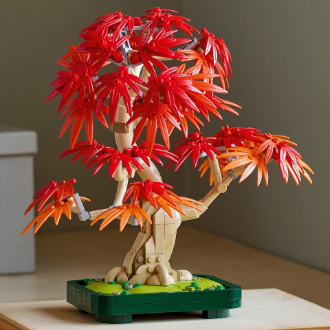 LEGO BOTANICALS BONSAI DE ARTAR JAPONEZ ROSU 10348 [1]