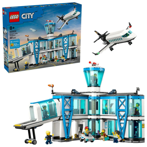 Seturi  de constructie - LEGO CITY AEROPORT CU AVION 60502