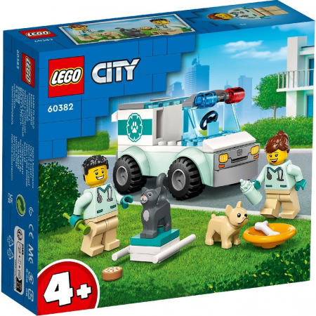 Lego City - LEGO City Ambulanța Veterinară 60382 