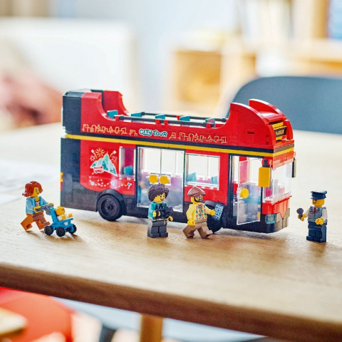 LEGO CITY AUTOBUZ TURISTIC ROSU CU ETAJ 60407 [4]