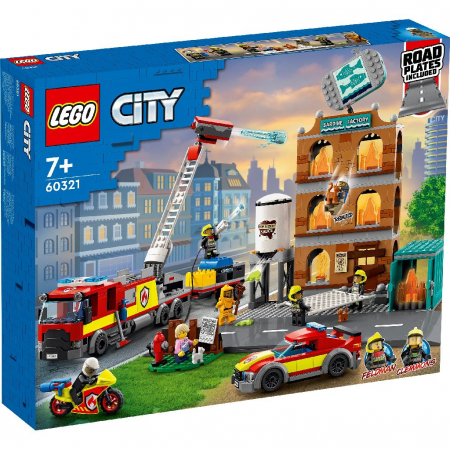 Jocuri si articole copii - LEGO City Brigada de Pompieri 60321 
