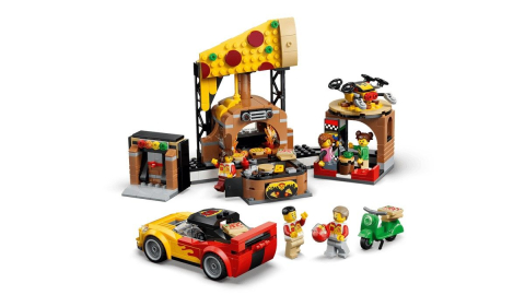 LEGO CITY EXPERIENA LIVRARII DE PIZZA CU VEHICULE 60496 [8]