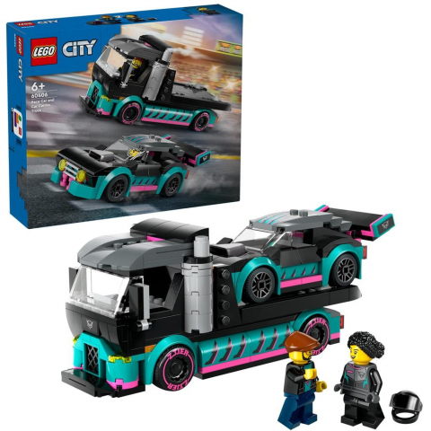 Lego City Masina De Curse Si Camion Transportator De Masini 60406 [4]