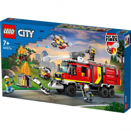 LEGO City Mașina Unității de Pompieri 60374  [4]