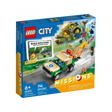 Lego City - LEGO City Misiuni de Salvare a Animalelor Sălbatice 60353