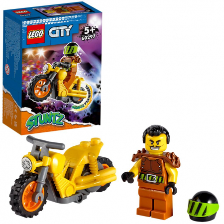 LEGO City Motocicleta de Cascadorie pentru Impact 60297 [7]