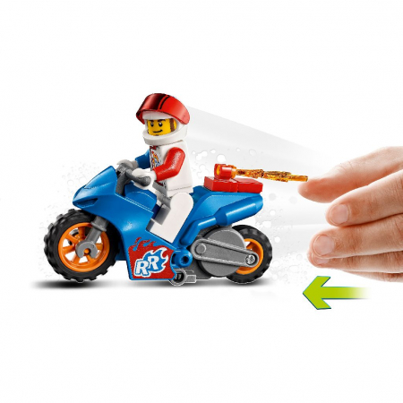 LEGO CITY MOTOCICLETA DE CASCADORIE-RACHETA 60298 [6]