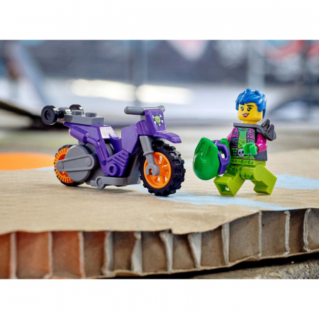 LEGO City Motocicleta de Cascadorie Weelie 60296 [8]