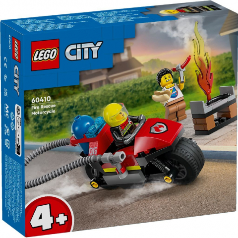 Jocuri si articole copii - Lego City Motocicleta De Pompieri 60410