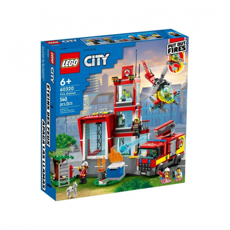 Jocuri si articole copii - LEGO City Stația de Pompieri 60320 