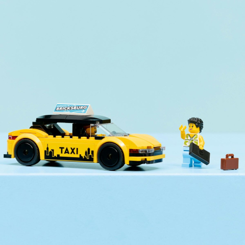 LEGO CITY TAXI GALBEN 60487 [1]