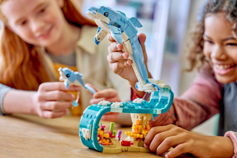 LEGO CREATOR ANIMALE MARINE DELFINI SUPERBI 31385 [4]