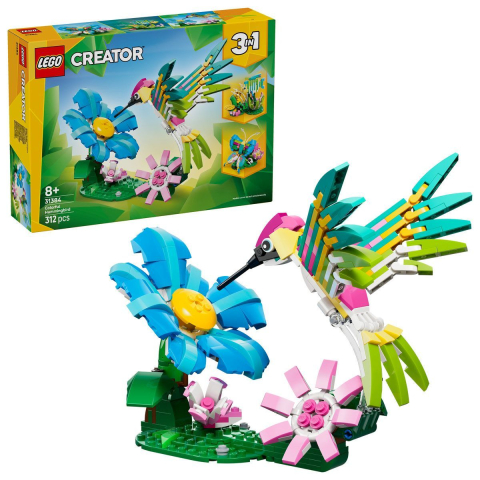 LEGO CREATOR ANIMALE SALBATICE COLIBRI COLORAT 31384 [0]