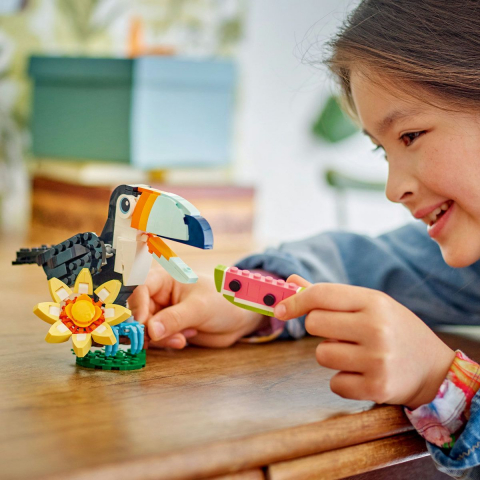 LEGO CREATOR ANIMALE SALBATICE TUCAN TROPICAL 31173 [4]