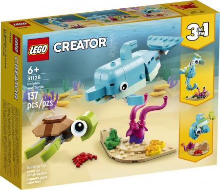 Lego Creator - LEGO Creator Delfin și Broască Țestoasă 31128 