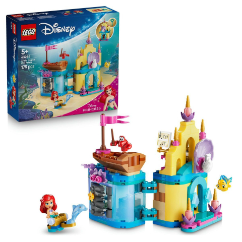 Jocuri si articole copii - LEGO DISNEY PRINCESS MINIPALATUL MAGIC AL LUI ARIEL 43285