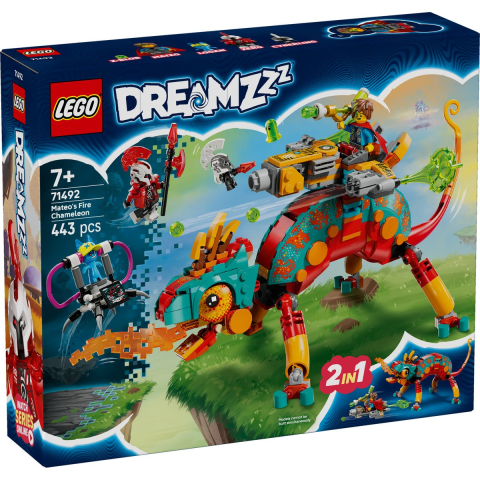 LEGO DREAMZZZ - LEGO DREAMZZZ CAMELEONUL DE FOC AL LUI MATEO 71492