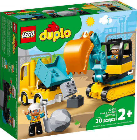 Lego Duplo - LEGO DUPLO Camion și Excavator pe Senile 10931