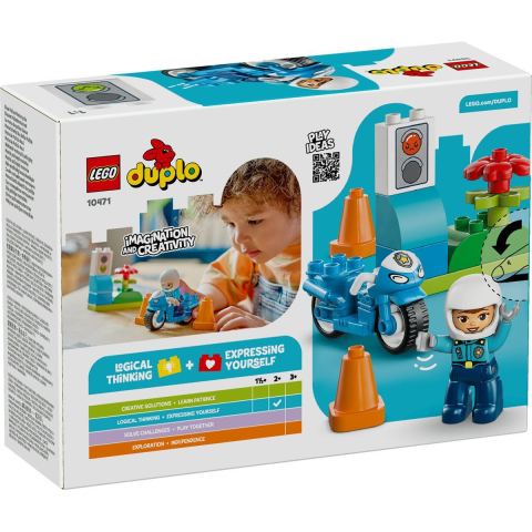 LEGO DUPLO MOTOCICLETA ALBASTRA DE POLITIE 10471 [9]