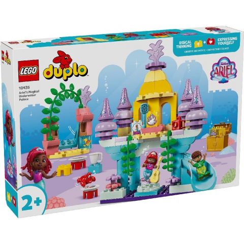 Jocuri si articole copii - LEGO DUPLO PALATUL SUBACVATIC MAGIC AL LUI ARIEL 10435