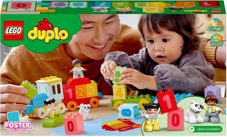 Lego Duplo - LEGO DUPLO Primul Meu Tren cu Numere - Învață să numeri 10954