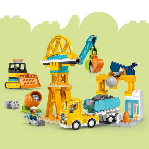 LEGO DUPLO SANTIER SI VEHICULE DE CONSTRUCTII 3 IN 1 10476 [8]