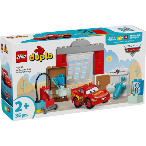 Seturi  de constructie - LEGO DUPLO VIZITA LUI MCQUEEN LA GARAJUL LUI DOC 10456