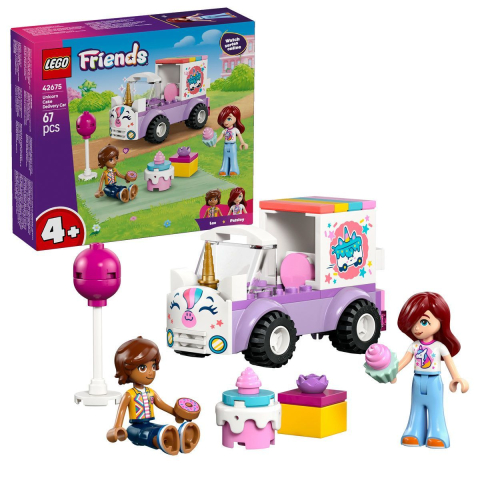 Jocuri si articole copii - LEGO FIRENDS MASINA UNICORN PENTRU LIVRARE DE TORTURI 42675