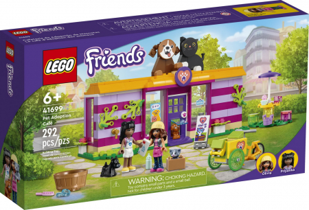 Lego Friends - LEGO Friends Cafeneaua de la Adăpostul pentru Adopția Animăluțelor 41699