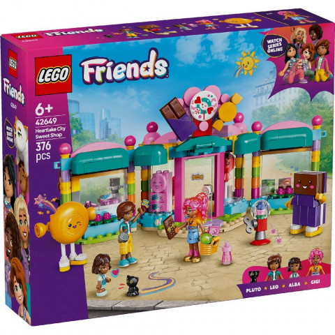 Jocuri si articole copii - LEGO FRIENDS MAGAZINUL DE DULCIURI DIN ORASUL HEARTLAKE 42649