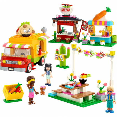 Lego Friends - LEGO Friends Piața cu Mâncare Stradală 41701 